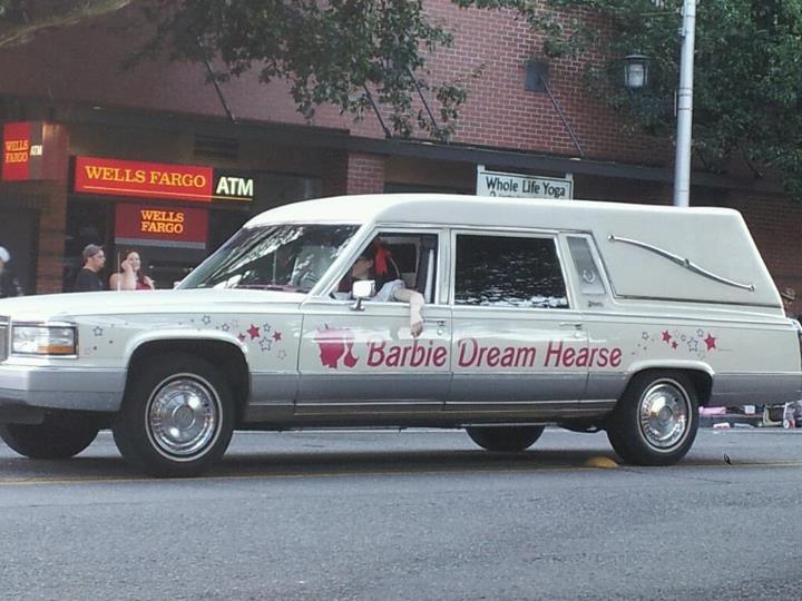 barbie dream hearse