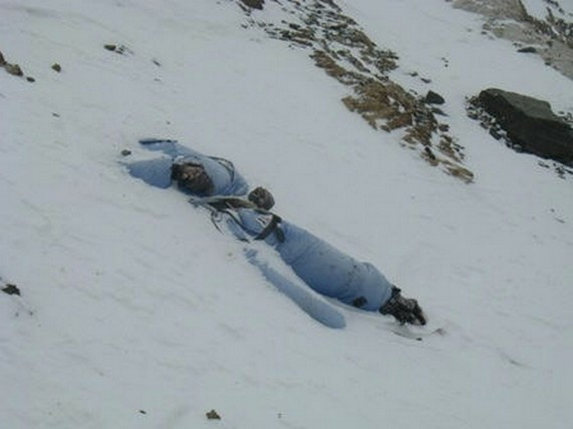 dead bodies on mountains